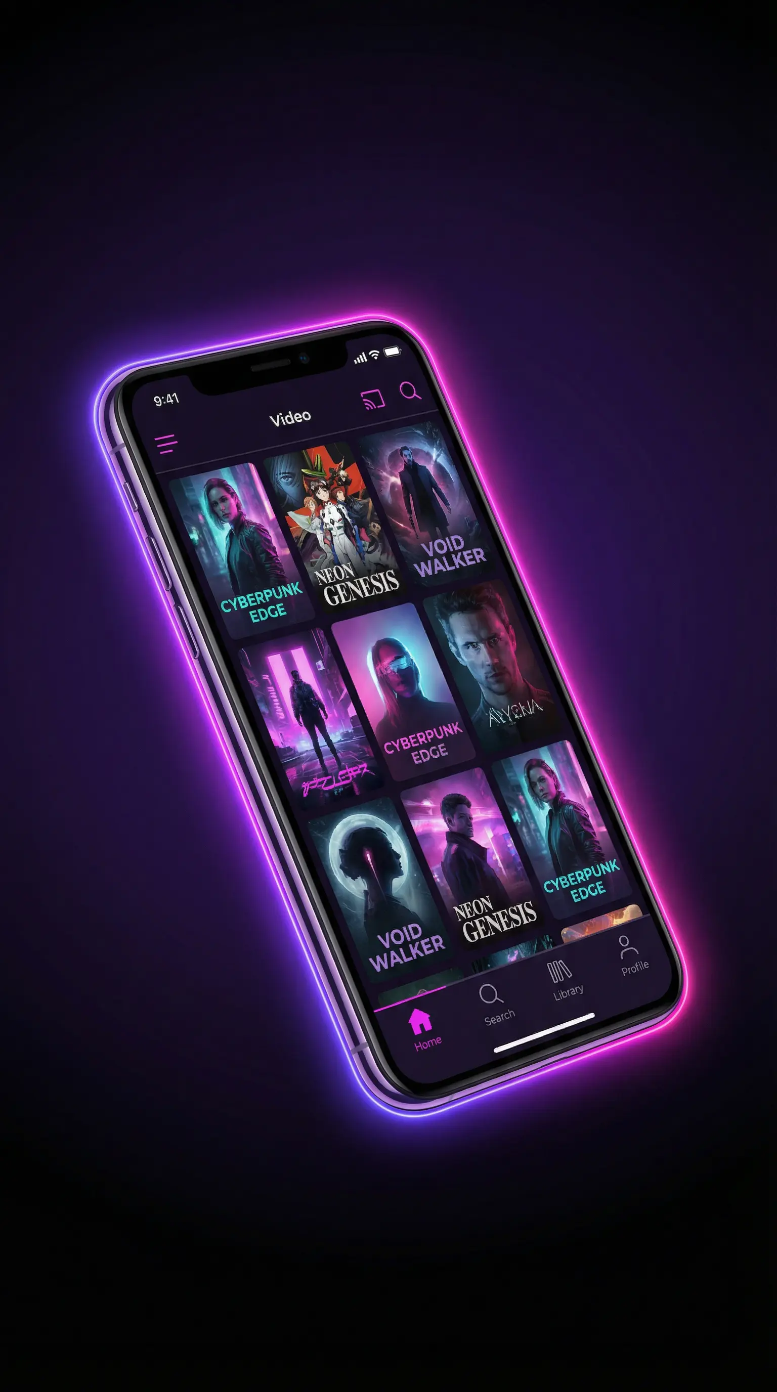 萝莉岛 APP视频客户端界面